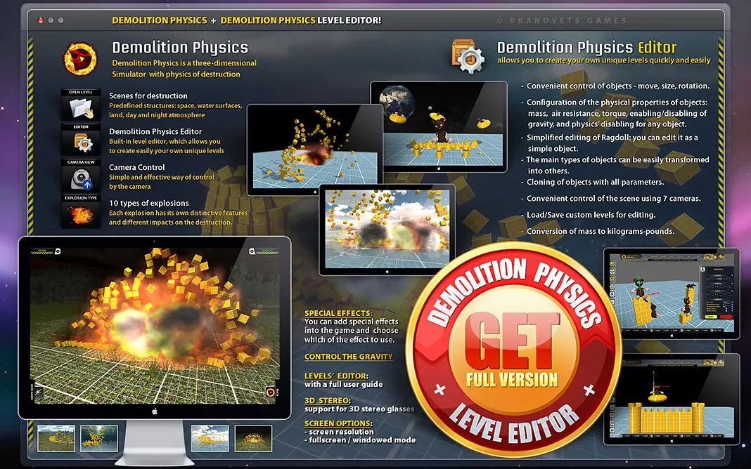 Demolition Physics: Main - Screenshot #1