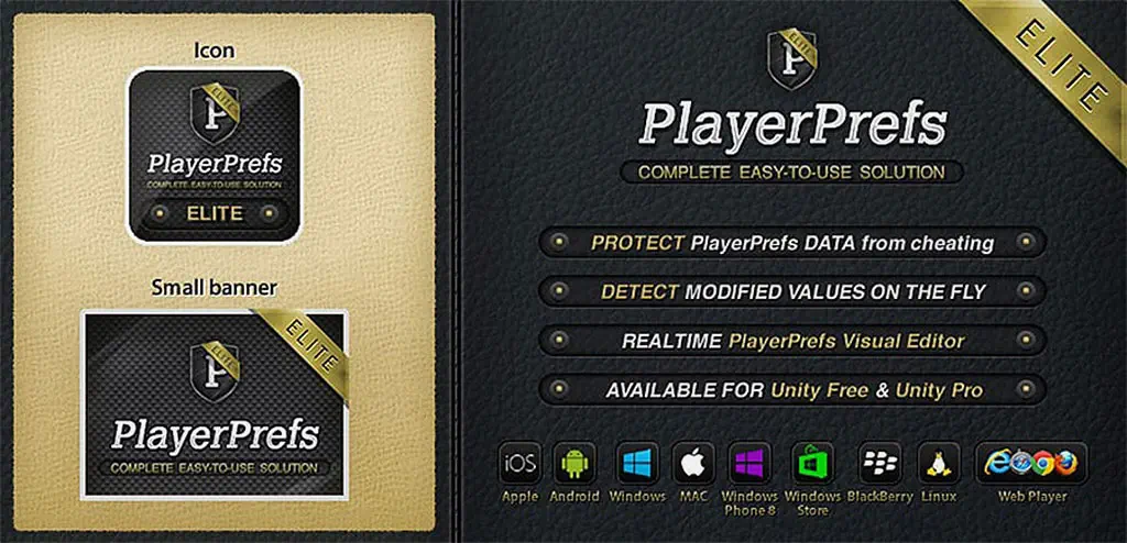 PlayerPrefs Elite plugin: Main
